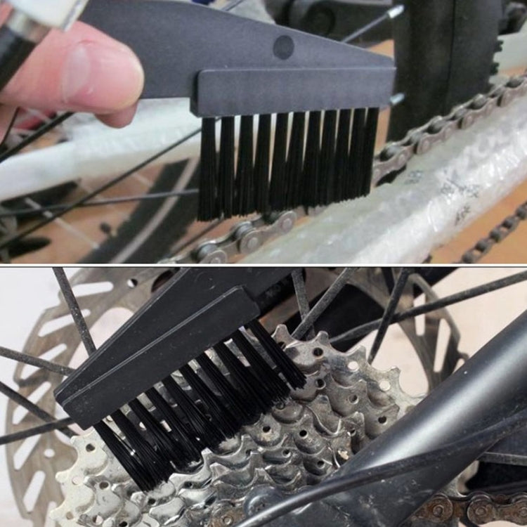 2 ชุดแปรงทำความสะอาดโซ่จักรยานเครื่องมือทำความสะอาดล้อมู่เล่ Crankset แปรงทำความสะอาดชุดล้อโซ่แปรง, 2 Set (Blue), 2 Set (Red)