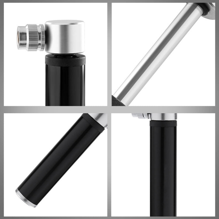 คู่มือมินิแบบพกพาจักรยานอลูมิเนียมอัลลอยด์ปั๊ม, Inflator Black, Inflator Red, Inflator Silver