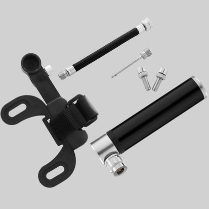 คู่มือมินิแบบพกพาจักรยานอลูมิเนียมอัลลอยด์ปั๊ม, Inflator Black, Inflator Red, Inflator Silver