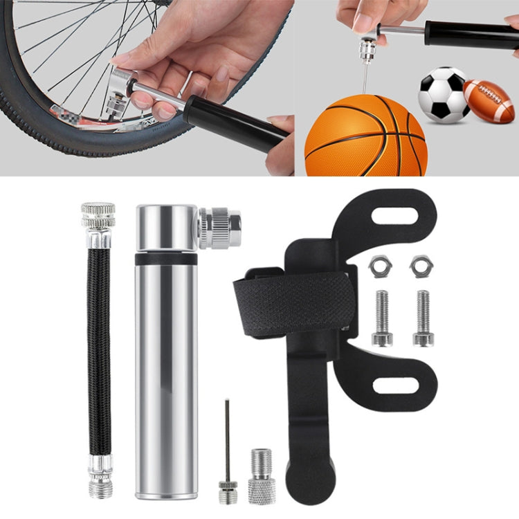 คู่มือมินิแบบพกพาจักรยานอลูมิเนียมอัลลอยด์ปั๊ม, Inflator Black, Inflator Red, Inflator Silver