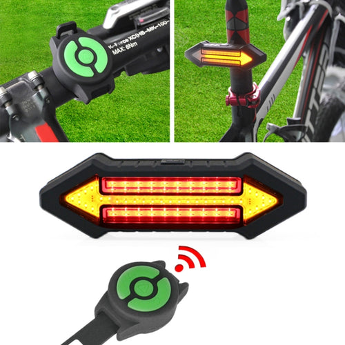 ไฟท้ายจักรยานอัจฉริยะไร้สายรีโมทคอนโทรลไฟเลี้ยวไฟเตือน, Turn Signal Warning Light