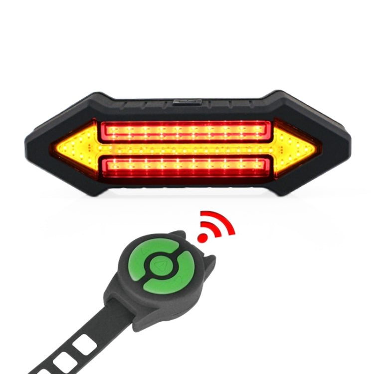 ไฟท้ายจักรยานอัจฉริยะไร้สายรีโมทคอนโทรลไฟเลี้ยวไฟเตือน, Turn Signal Warning Light