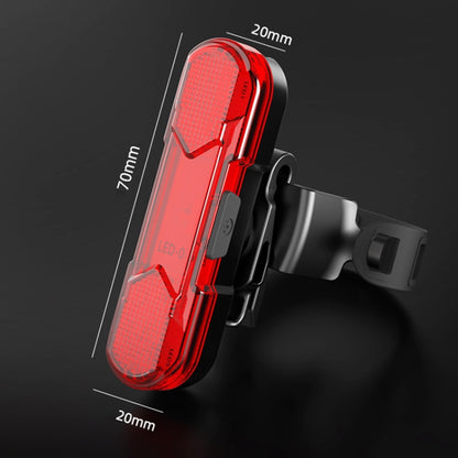 จักรยานไฟท้ายแบบชาร์จไฟ USB ไฟท้าย LED
