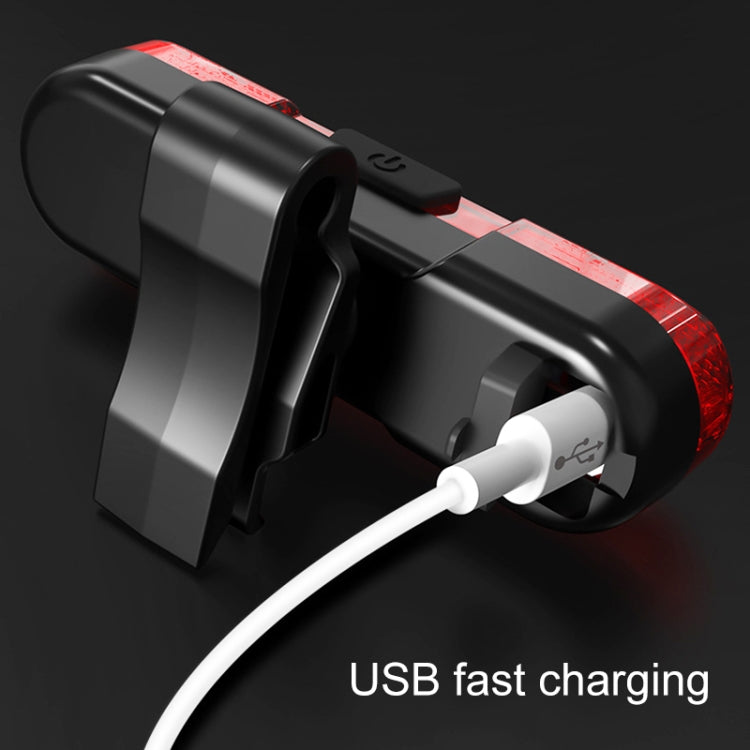 จักรยานไฟท้ายแบบชาร์จไฟ USB ไฟท้าย LED