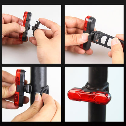จักรยานไฟท้ายแบบชาร์จไฟ USB ไฟท้าย LED