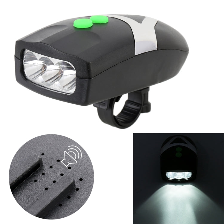 แตรไฟหน้าจักรยานเสือภูเขาไฟฉาย LED จักรยานแตรไฟฟ้าพร้อมไฟ, Electric Horn with Light