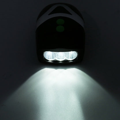 แตรไฟหน้าจักรยานเสือภูเขาไฟฉาย LED จักรยานแตรไฟฟ้าพร้อมไฟ, Electric Horn with Light