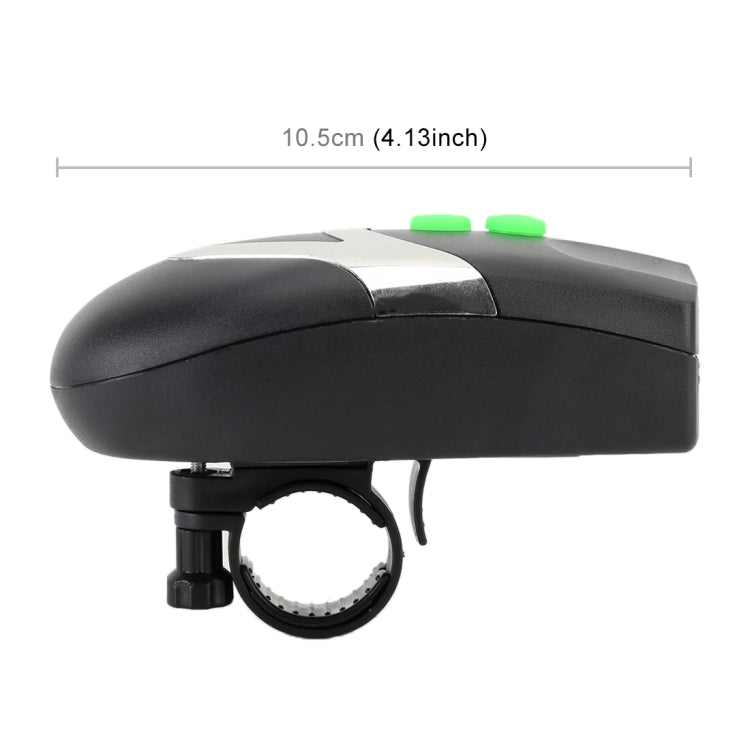 แตรไฟหน้าจักรยานเสือภูเขาไฟฉาย LED จักรยานแตรไฟฟ้าพร้อมไฟ, Electric Horn with Light