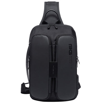 BANGE แฟชั่นกระเป๋าสะพายลำลองกลางแจ้ง USB กระเป๋าคาดหน้าอก, USB Chest Bag