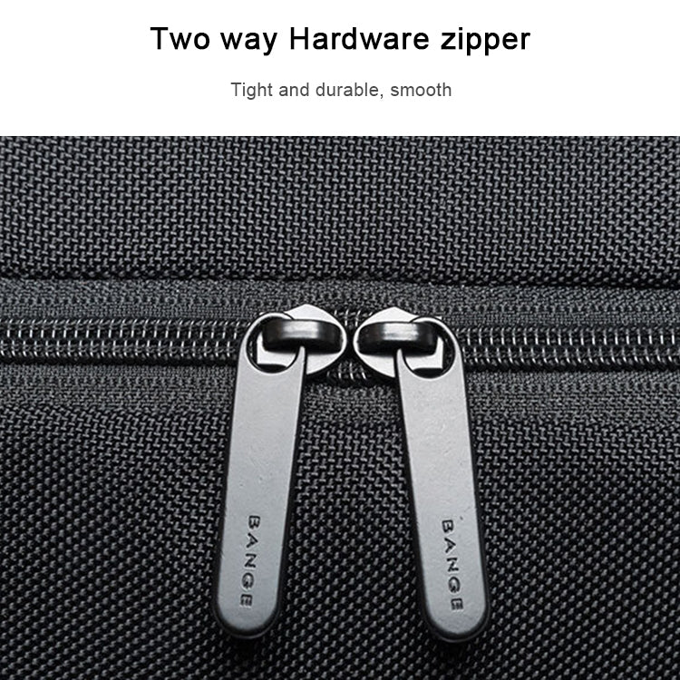 BANGE แฟชั่นกระเป๋าสะพายลำลองกลางแจ้ง USB กระเป๋าคาดหน้าอก, USB Chest Bag