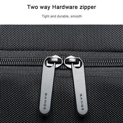 BANGE แฟชั่นกระเป๋าสะพายลำลองกลางแจ้ง USB กระเป๋าคาดหน้าอก, USB Chest Bag