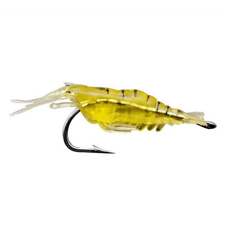 10 ชิ้น 4 เซนติเมตร ตกปลา เหยื่อกุ้งเทียมนุ่มเหยื่อ Popper Poper เหยื่อพร้อมตะขอ, Artificial Shrimp with Hook, Luminous Shrimp with Hook, Pink Shrimp with Hook, Green Shrimp with Hook, Transparent Shrimp with Hook