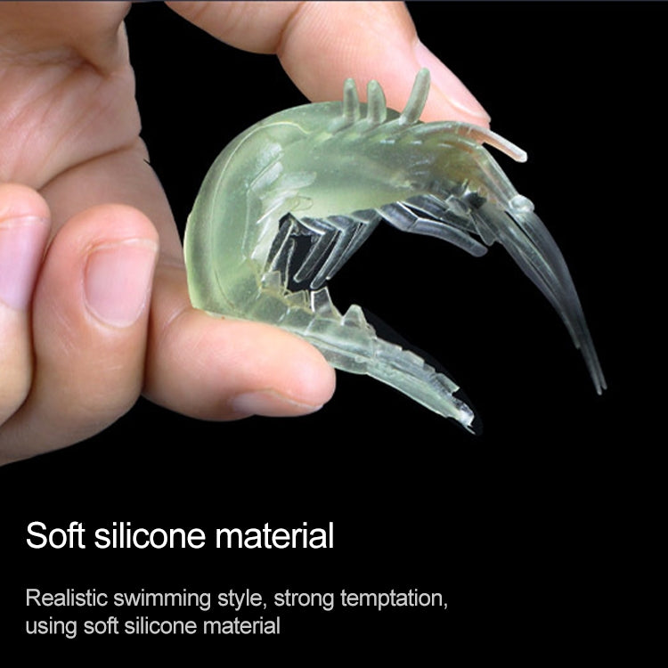 10 ชิ้น 4 เซนติเมตร ตกปลา เหยื่อกุ้งเทียมนุ่มเหยื่อ Popper Poper เหยื่อพร้อมตะขอ, Artificial Shrimp with Hook, Luminous Shrimp with Hook, Pink Shrimp with Hook, Green Shrimp with Hook, Transparent Shrimp with Hook