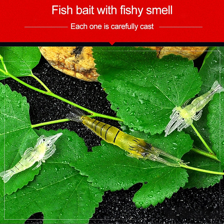 10 ชิ้น 4 เซนติเมตร ตกปลา เหยื่อกุ้งเทียมนุ่มเหยื่อ Popper Poper เหยื่อพร้อมตะขอ, Artificial Shrimp with Hook, Luminous Shrimp with Hook, Pink Shrimp with Hook, Green Shrimp with Hook, Transparent Shrimp with Hook