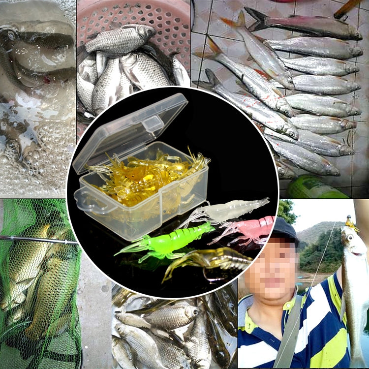 10 ชิ้น 4 เซนติเมตร ตกปลา เหยื่อกุ้งเทียมนุ่มเหยื่อ Popper Poper เหยื่อพร้อมตะขอ, Artificial Shrimp with Hook, Luminous Shrimp with Hook, Pink Shrimp with Hook, Green Shrimp with Hook, Transparent Shrimp with Hook