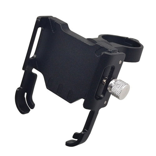 BIKERSAY MP008 จักรยานรถจักรยานยนต์อลูมิเนียมอัลลอยด์ที่วางโทรศัพท์คลิปหนีบแฮนด์, MP008(Black), MP008(Red), MP008(Titanium Color)
