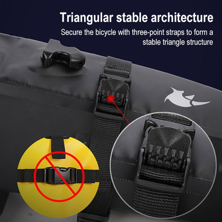 Rhinowalk TF551 กระเป๋าอานจักรยานกันน้ำขนาด 2.5 ลิตร, TF551 2.5L