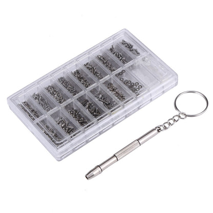 1,000 ชิ้นนาฬิกาแว่นกันแดดแว่นตาสกรูน็อตชุดซ่อมด้วยไขควง, Sunglass Spectacles Screws