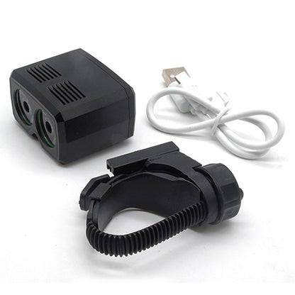Y15 2 x CREE XPG2 500LM USB ชาร์จ LED ไฟหน้าจักรยานไฟหน้าพร้อม 5 โหมด, Y15