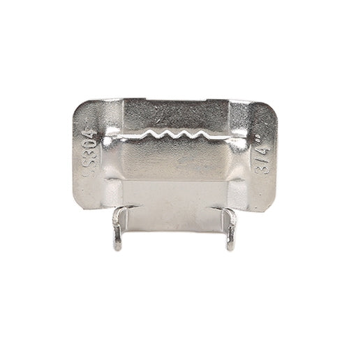 100 ชิ้น 12.7 มิลลิเมตร 304 สแตนเลสสตีลล็อคประเภทสายห่อ Bundle Buckle, 12.7mm