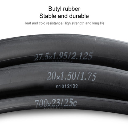 PROMEND 26 x 1.95 AV ยางในจักรยานเสือภูเขาแบบบิวทิลนิวแมติก, 26 x 2.125 AV48
