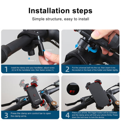 JOYROOM JR-ZS288 ที่ยึดโทรศัพท์มือถือสำหรับจักรยาน, Bike