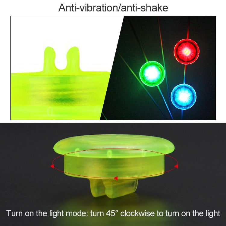 เด็กสมดุลรถกลางคืนขี่ความปลอดภัยไฟคลิปเปล่งแสง, Clip Light, 10 PCS Clip Light