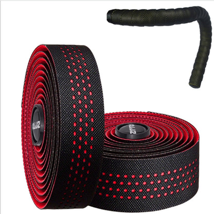 ZTTO เทปพันแฮนด์จักรยานถนน Non-SLIP Anti-Vibration PU Leather Breathable Wear-resisting