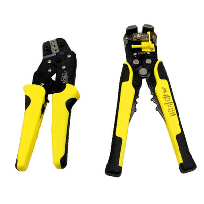 0.25-6.0 มม. มัลติฟังก์ชั่น ลวด Stripper + คีมจีบเหล็กคาร์บอน + ถุงเก็บ ชุดเครื่องมือ, 0.25-6.0mm Stripper