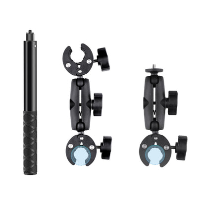 รถจักรยานยนต์ Dual-headsCrab & Single Heads Clamps แฮนด์บาร์ติดไม้เซลฟี่แบบคงที่, Dual-heads Crab & Single Heads Crab