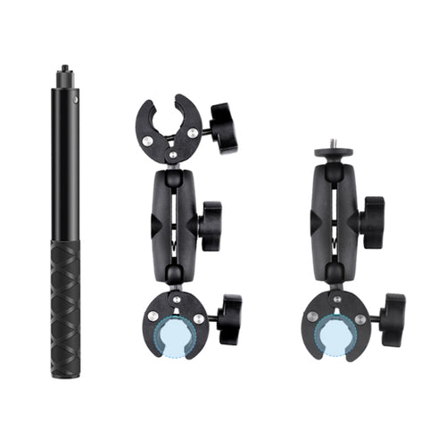 รถจักรยานยนต์ Dual-headsCrab & Single Heads Clamps แฮนด์บาร์ติดไม้เซลฟี่แบบคงที่, Dual-heads Crab & Single Heads Crab