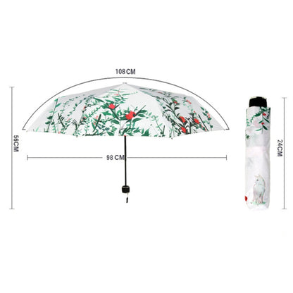 Creative Fresh Style สามพับเทปเงินป้องกันรังสีอัลตราไวโอเลตร่มบังแดด