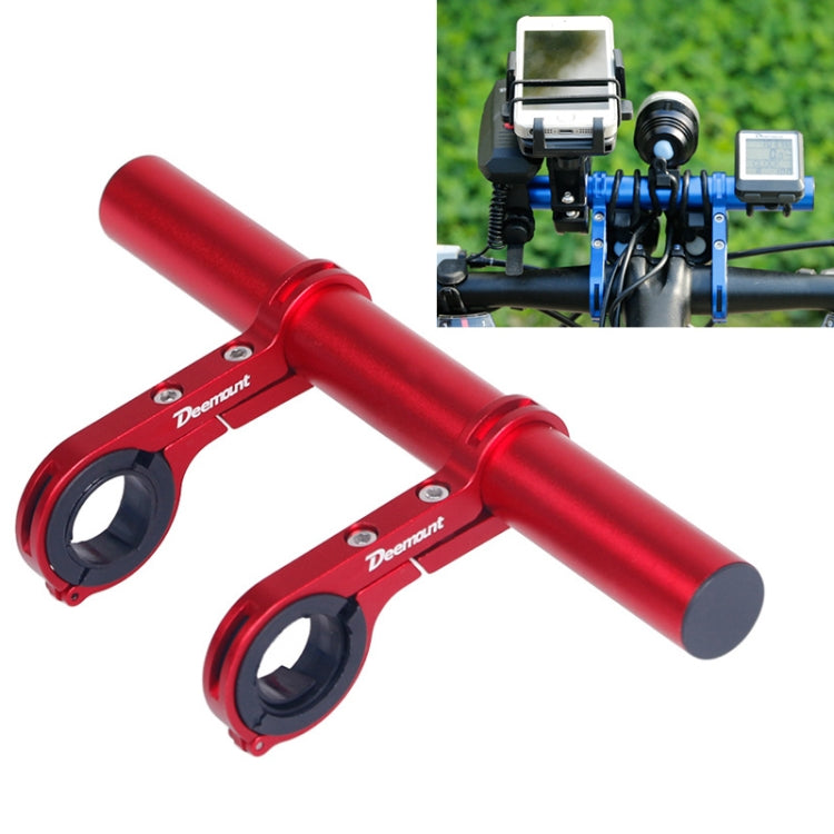 HLD-208 จักรยานเสือภูเขาอลูมิเนียมอัลลอยด์Handlebar ExtensionกรอบไฟฉายBracket, Alloy Red