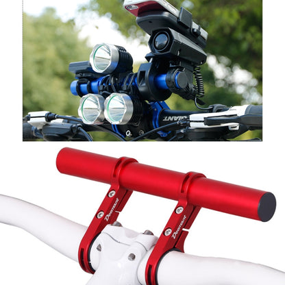 HLD-208 จักรยานเสือภูเขาอลูมิเนียมอัลลอยด์Handlebar ExtensionกรอบไฟฉายBracket, Alloy Red
