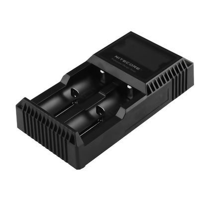 Nitecore D2 เครื่องชาร์จอัจฉริยะ Digi Smart พร้อมไฟ LED สำหรับแบตเตอรี่ 14500, 16340 (RCR123), 18650, 22650, 26650, Ni-MH และ Ni-Cd (AA, AAA), D2