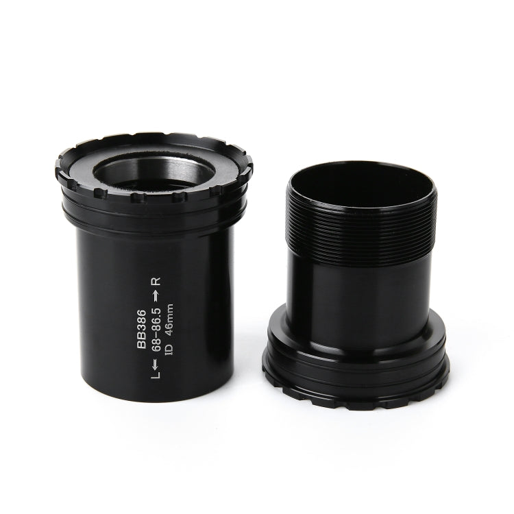 BB386 Press Fit สไตล์วงเล็บด้านล่างเหมาะกับ 68-86.5 มม.สำหรับ SRAM/โรเตอร์/FSA จักรยานเสือภูเขา, BB386