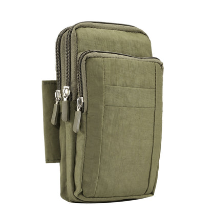 โทรศัพท์กลางแจ้งกระเป๋าถือกระเป๋าไนลอนCrossbodyไหล่โทรศัพท์มือถือHolsterเข็มขัดเอวกระเป๋าสตางค์กระเป๋าCarabiner