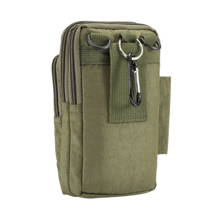 โทรศัพท์กลางแจ้งกระเป๋าถือกระเป๋าไนลอนCrossbodyไหล่โทรศัพท์มือถือHolsterเข็มขัดเอวกระเป๋าสตางค์กระเป๋าCarabiner