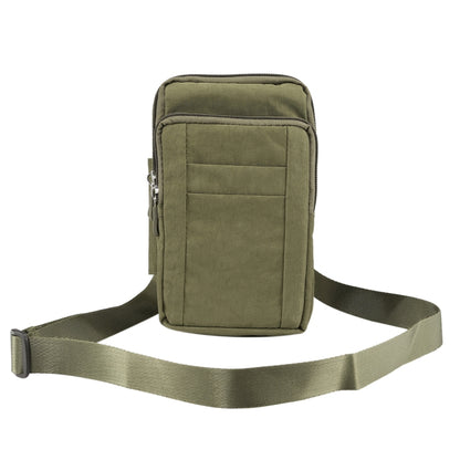โทรศัพท์กลางแจ้งกระเป๋าถือกระเป๋าไนลอนCrossbodyไหล่โทรศัพท์มือถือHolsterเข็มขัดเอวกระเป๋าสตางค์กระเป๋าCarabiner