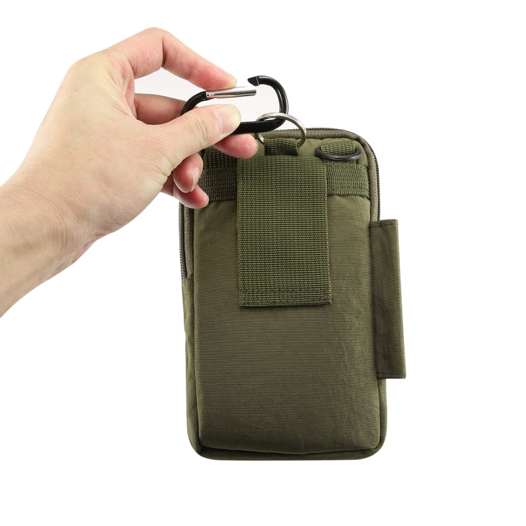 โทรศัพท์กลางแจ้งกระเป๋าถือกระเป๋าไนลอนCrossbodyไหล่โทรศัพท์มือถือHolsterเข็มขัดเอวกระเป๋าสตางค์กระเป๋าCarabiner
