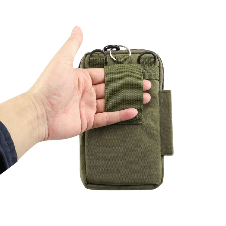 โทรศัพท์กลางแจ้งกระเป๋าถือกระเป๋าไนลอนCrossbodyไหล่โทรศัพท์มือถือHolsterเข็มขัดเอวกระเป๋าสตางค์กระเป๋าCarabiner