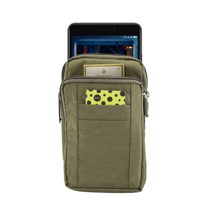 โทรศัพท์กลางแจ้งกระเป๋าถือกระเป๋าไนลอนCrossbodyไหล่โทรศัพท์มือถือHolsterเข็มขัดเอวกระเป๋าสตางค์กระเป๋าCarabiner