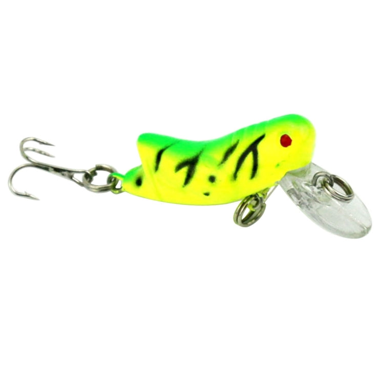 HENGJIA 4.5cm Biomimetic Fly Locusts เหยื่อตกปลาเหยื่อตกปลา, การจัดส่งสีแบบสุ่ม, Grasshopper