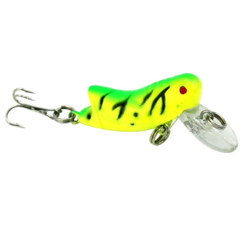 HENGJIA 4.5cm Biomimetic Fly Locusts เหยื่อตกปลาเหยื่อตกปลา, การจัดส่งสีแบบสุ่ม, Grasshopper