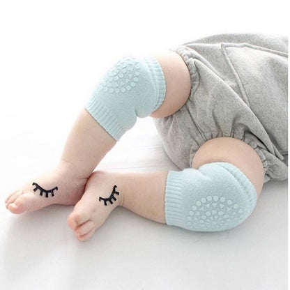 One คู่กันลื่นเด็กทารกคลานเดินเข่ายามข้อศอกยามป้องกันแผ่น, 12*9CM (Black)