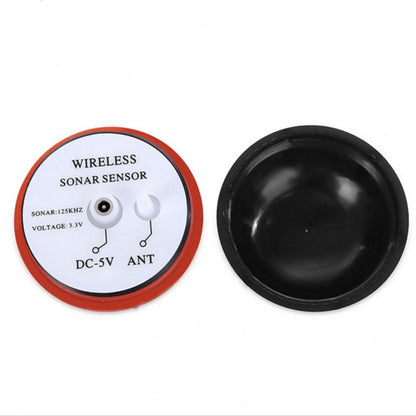 XJ-01 เครื่องตรวจจับปลาไร้สาย 125KHz เซ็นเซอร์โซนาร์ 0.6-36m เครื่องระบุความลึกเครื่องค้นหาปลาพร้อมหน้าจอ LCD ขนาด 2.4 นิ้วและเสาอากาศเซ็นเซอร์อุณหภูมิน้ำในตัว, XJ-01
