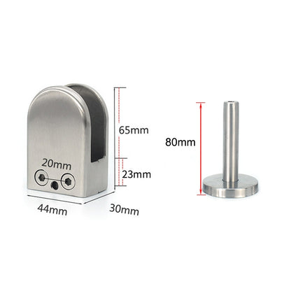 201 สแตนเลสสตีลแก้วปากปลาสนับสนุน Rod Fixing คลิป 14x80 มม., Specification: XL, XL, with 14x80mm Rod