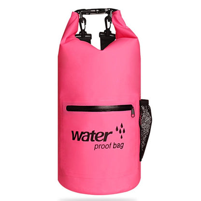 กระเป๋าคาดไหล่คู่แบบแห้งกันน้ำกลางแจ้งถุงกระสอบ PVC ถังแห้งความจุ: 10 ลิตร, 10L
