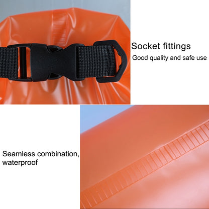 ถุงแห้งไหล่เดี่ยวกันน้ำกลางแจ้งกระสอบแห้ง PVC Barrel Bag ความจุ: 5L, 5L