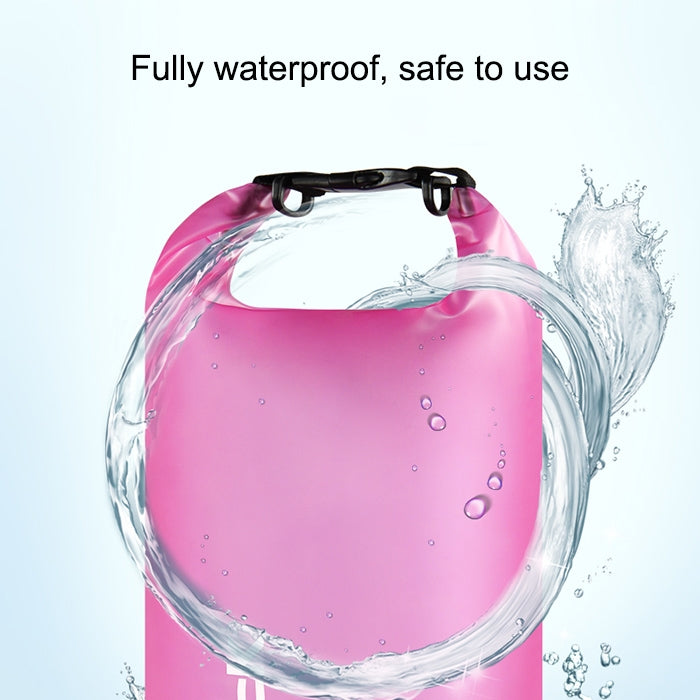 ถุงแห้งไหล่เดี่ยวกันน้ำกลางแจ้งกระสอบแห้ง PVC Barrel Bag ความจุ: 5L, 5L